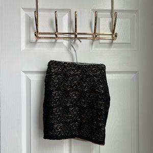 Forever 21 Lace Mini Skirt